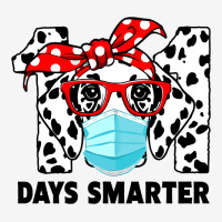 101 Days Smarter Dalmatian Dog Face Mask 100th Day Adjustable Cap | Artistshot