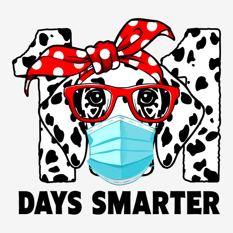 101 Days Smarter Dalmatian Dog Face Mask 100th Day Adjustable Cap by KhalifSpina | Artistshot