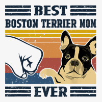 Best Boston Terrier Dog Mom Ever Bump Fit Funny Do Ladies Fitted T-shirt | Artistshot