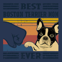 Best Boston Terrier Dog Mom Ever Bump Fit Funny Do Men Denim Jacket | Artistshot