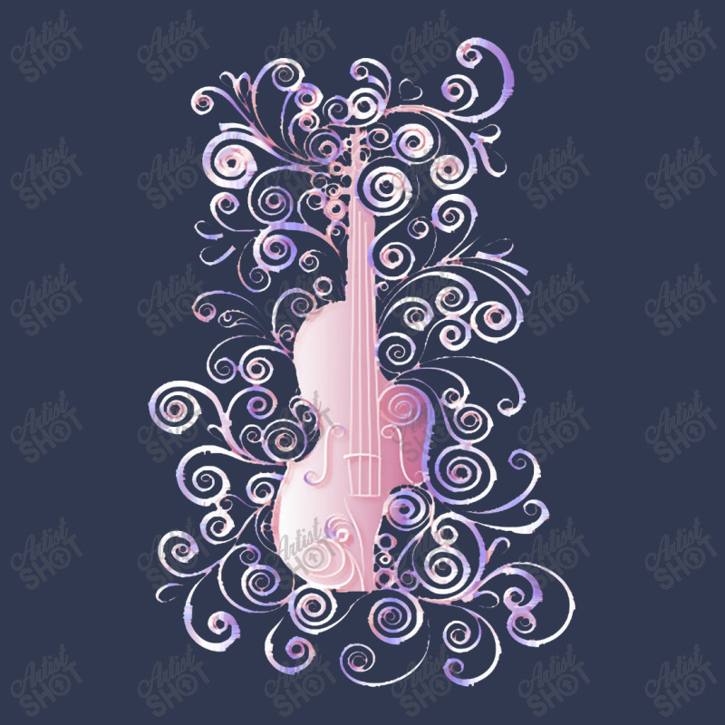 Violin Music Musical Instrument Violin Flourish Basic T-shirt by liburdowu | Artistshot