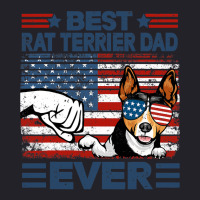 Best Rat Terrier Dad Ever American Flag Fathers Da Unisex Sherpa-lined Denim Jacket | Artistshot