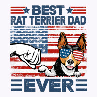 Best Rat Terrier Dad Ever American Flag Fathers Da Tank Top | Artistshot