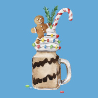 Gingerbread Man Candy Monstershake T  Shirt Christmas Gingerbread Choc Basic T-shirt | Artistshot