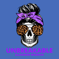 Alzheimers Unbreakable Alzheimer Warrior Skull Halloweenfor Woman 22 A Basic T-shirt | Artistshot