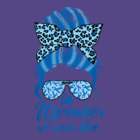 Diabetes Diabetic Diabetes Awareness In November We Wear Blue Messy Bu Basic T-shirt | Artistshot