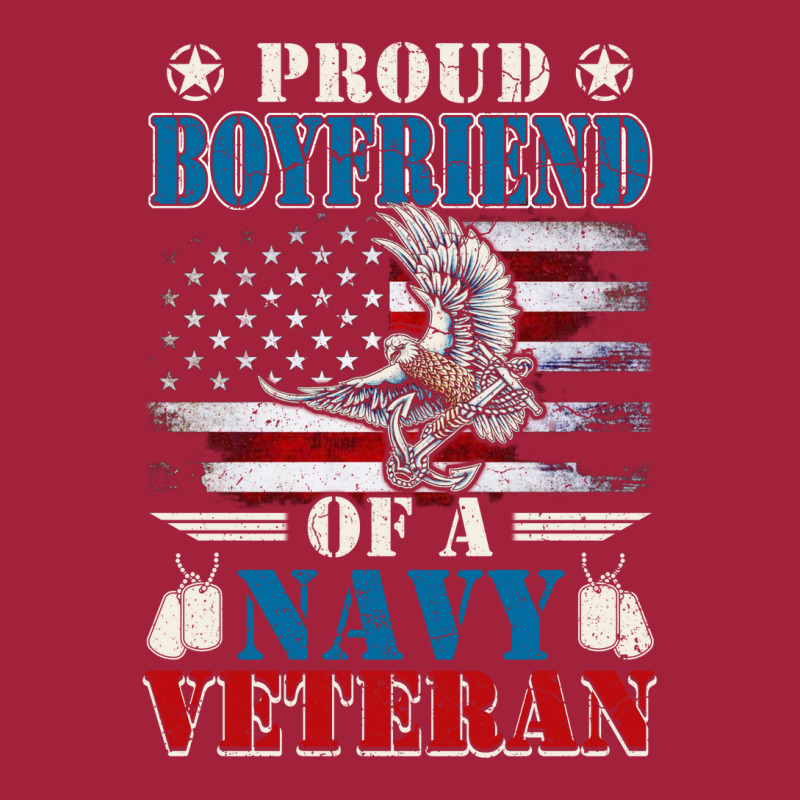 Proud Boyfriend Of A Navy Veteran Basic T-shirt | Artistshot