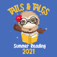 Tails And Tales Summer Reading 2021 Sloth Book Lovers T Shirt Basic T-shirt | Artistshot