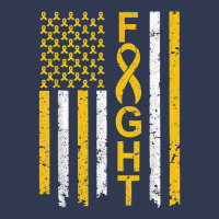 Distressed Fight Childhood Cancer Awareness American Flag T Shirt Basic T-shirt | Artistshot