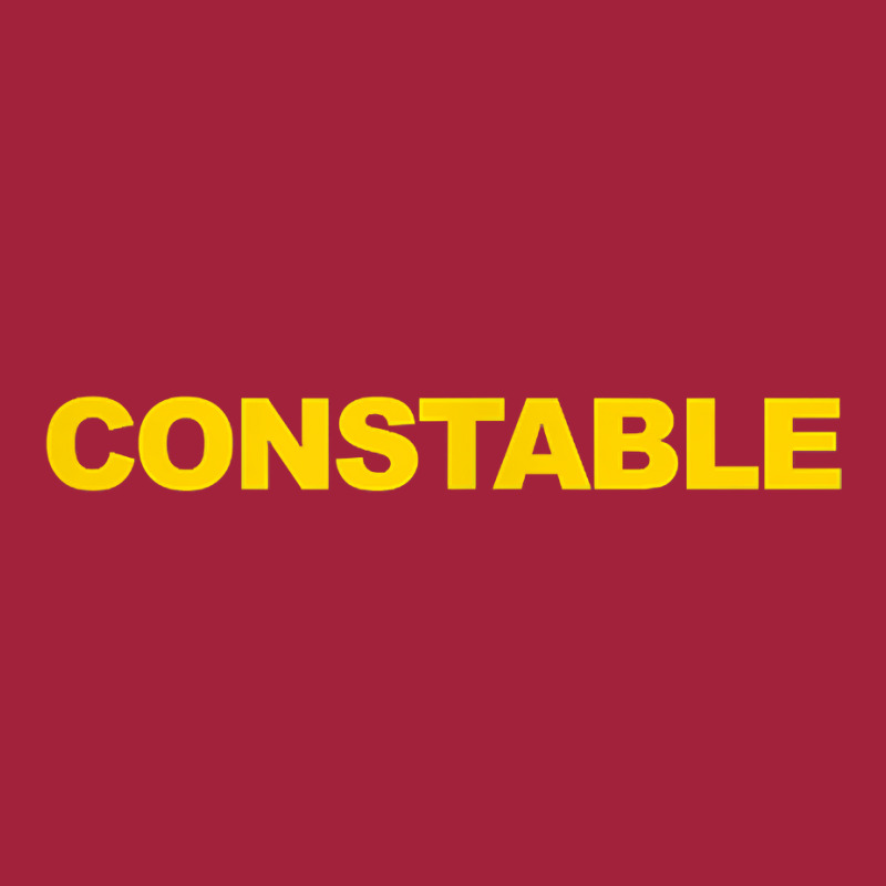 Constable Front Back Print Police Law Enforcement Constable T Shirt Basic T-shirt | Artistshot