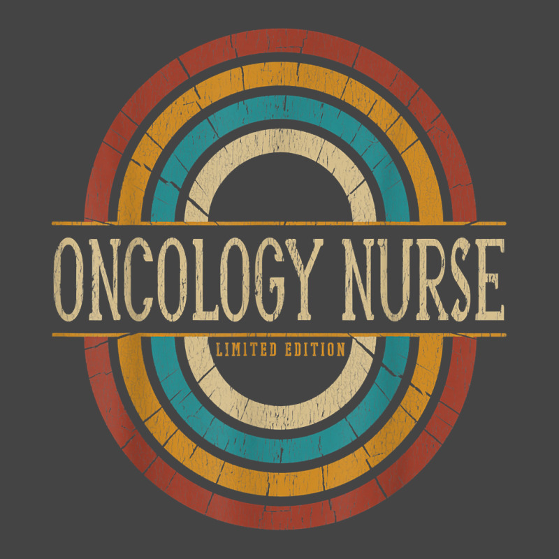 Oncology Nurse Nursing Vintage Retro T Shirt Basic T-shirt by waltervanderwilt1 | Artistshot