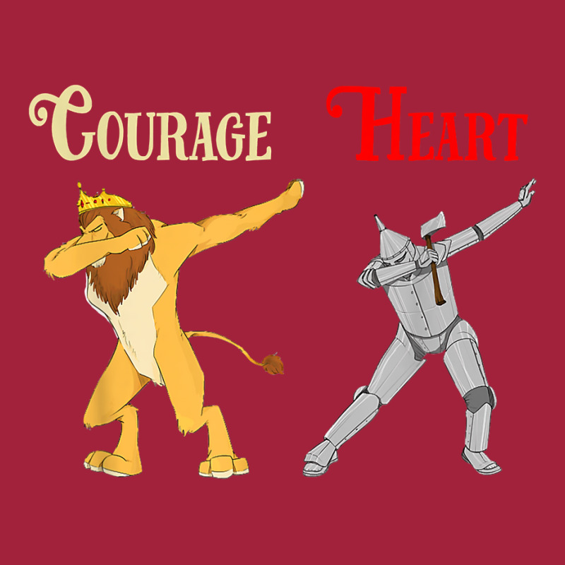 Cowardly Lion Courage Tin Man Heart Shirt Wizard Of Oz Tee Basic T-shirt | Artistshot