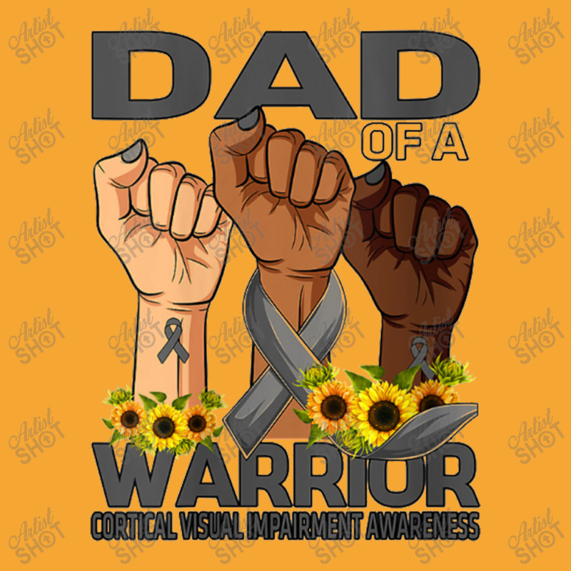 Womens Hand Dad Of A Warrior Corticalisual Impairment Basic T-shirt | Artistshot