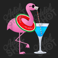 Flamingo Flamingo Drink Hello Summer Time Funny For Kids Basic T-shirt | Artistshot