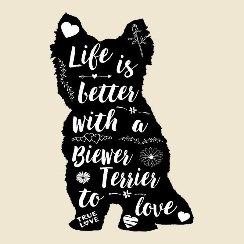 Biewer Terrier Shirt Design For Biewer Terrier Dog Cropped Hoodie by NOELYOUNG | Artistshot