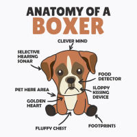 Anatomy Of A Boxer Cute Dogs Funny Dog Boxer 2 T-shirt | Artistshot