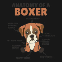 Anatomy Of A Boxer Cute Dogs Funny Dog Boxer 2 Flannel Shirt | Artistshot