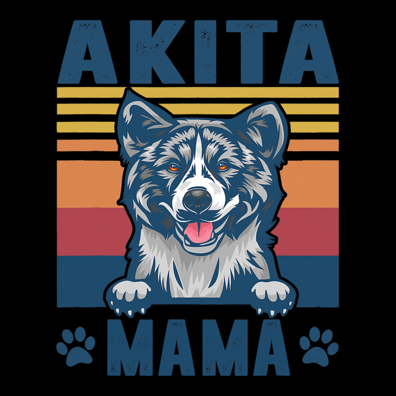 Akita Mama Mother Retro Gifts Dog Mom Camping Chair | Artistshot