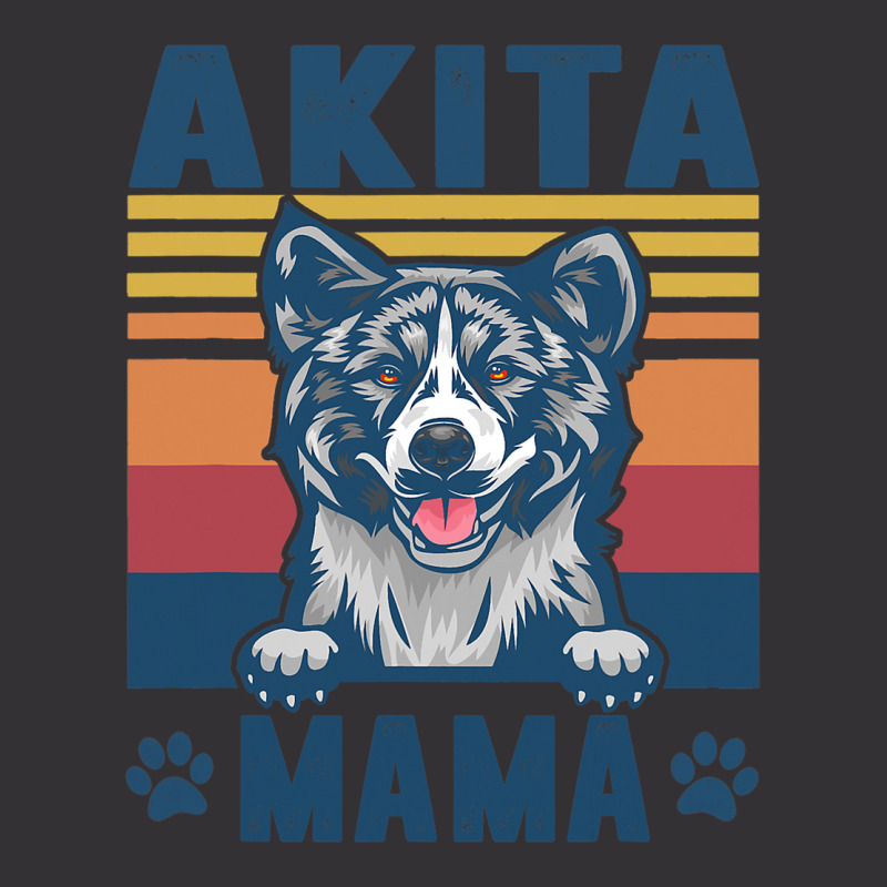 Akita Mama Mother Retro Gifts Dog Mom Vintage Hoodie | Artistshot