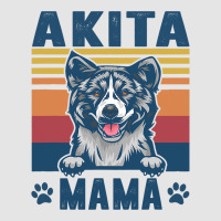 Akita Mama Mother Retro Gifts Dog Mom Medium-length Apron | Artistshot