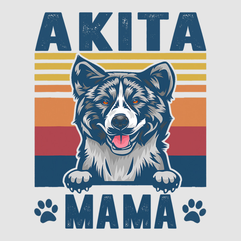 Akita Mama Mother Retro Gifts Dog Mom Medium-length Apron | Artistshot