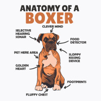 Anatomy Of A Boxer Cute Dogs Funny Dog Boxer 3 T-shirt | Artistshot