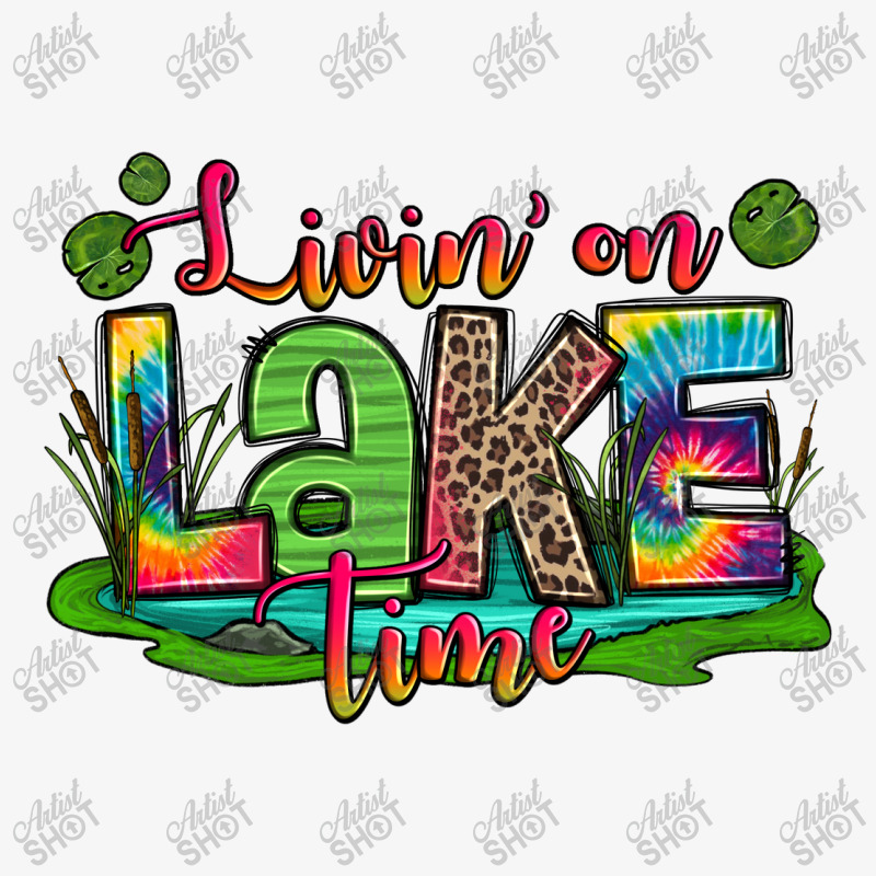 Living On Lake Time Ladies Fitted T-Shirt by Zillion Design Studio | Artistshot