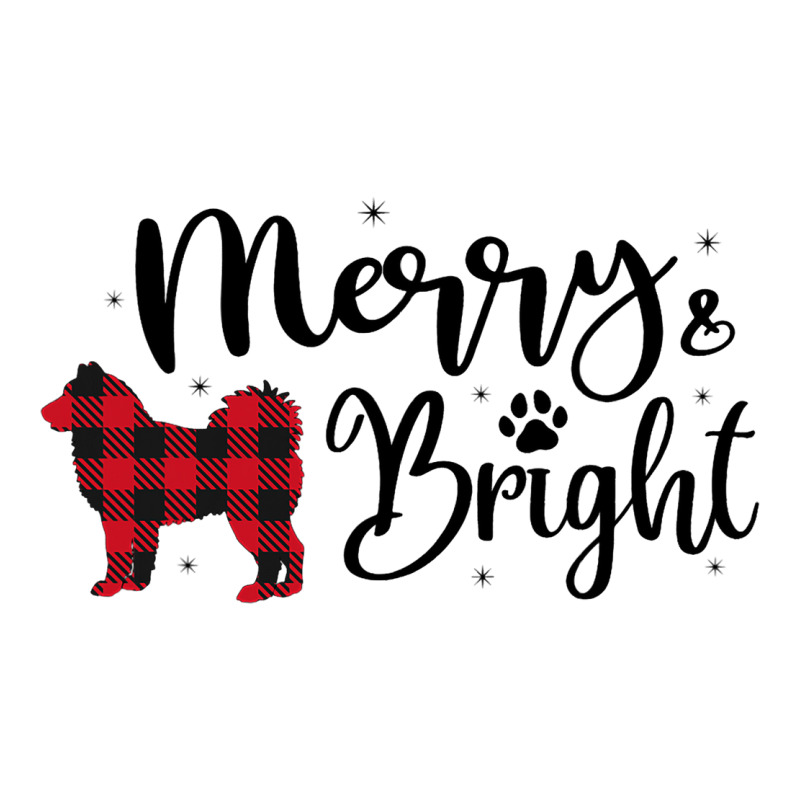 Alaskan Malamute Christmas Buffalo Plaid Dog Cute Men's 3/4 Sleeve Pajama Set | Artistshot