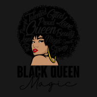 Black Queen Magic Bhm Melanin Skin Pride Afro Girl Flannel Shirt | Artistshot