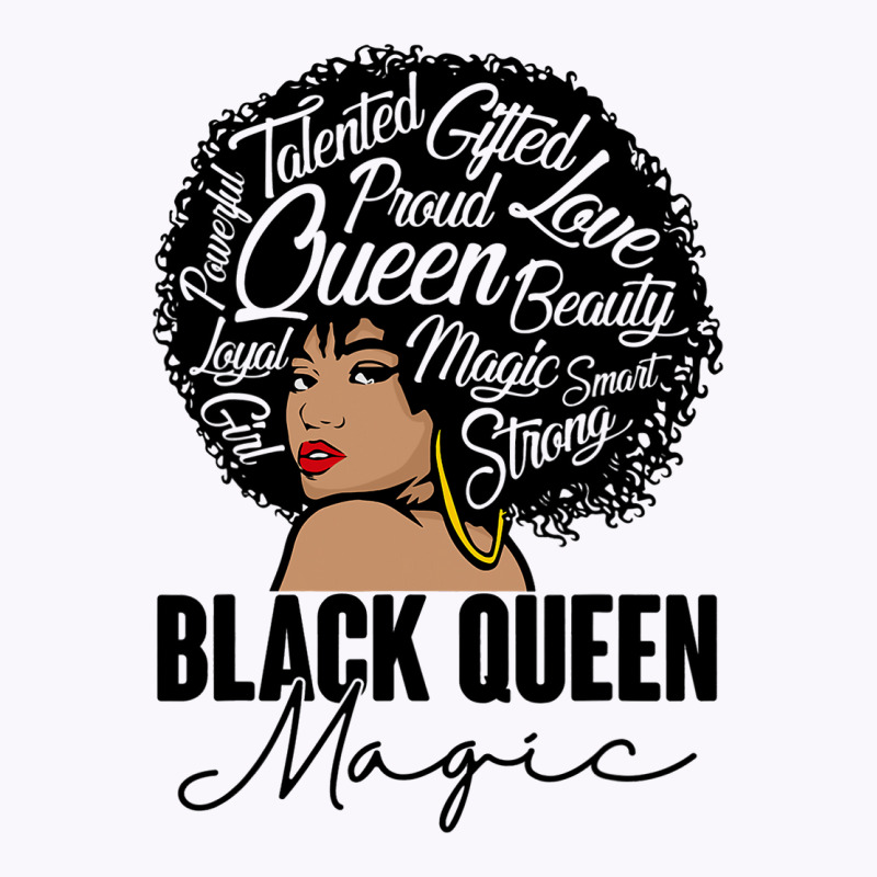 Black Queen Magic Bhm Melanin Skin Pride Afro Girl Tank Top | Artistshot