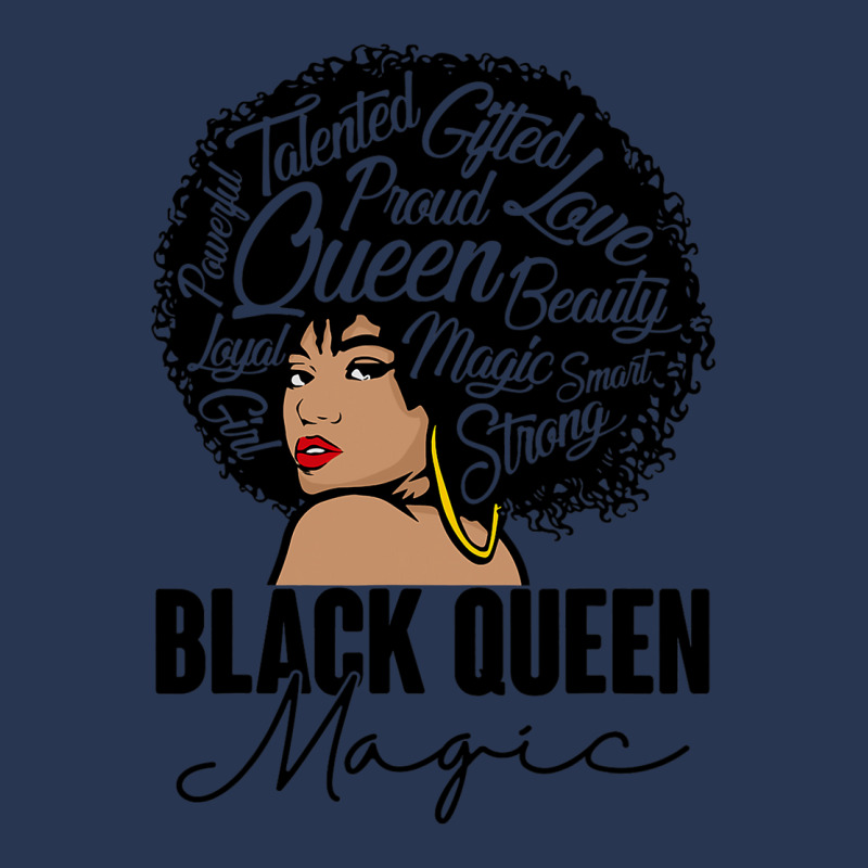 Black Queen Magic Bhm Melanin Skin Pride Afro Girl Men Denim Jacket | Artistshot