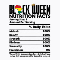 Black Queen Nutrition Facts Melanin Skin Pride Afr T-shirt | Artistshot