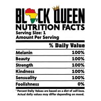 Black Queen Nutrition Facts Melanin Skin Pride Afr V-neck Tee | Artistshot