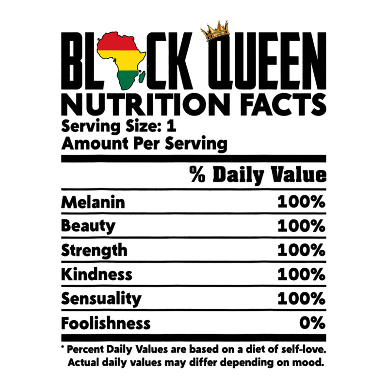 Black Queen Nutrition Facts Melanin Skin Pride Afr Men's T-shirt Pajama Set | Artistshot