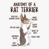 Anatomy Of A Rat Terrier Dog Owner Puppy Funny Cut Ladies Fitted T-shirt | Artistshot