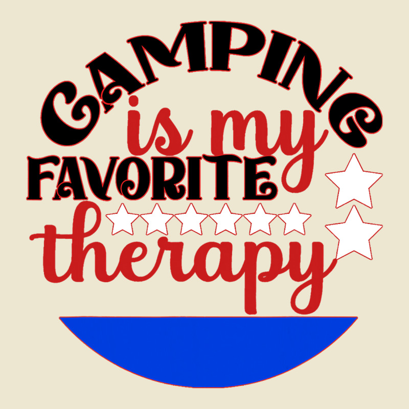 Camping Is My Favorite Therapy Camper Outdoors Ten Cropped Hoodie by TONYGYARMATI | Artistshot