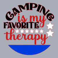 Camping Is My Favorite Therapy Camper Outdoors Ten Tank Dress | Artistshot