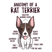 Anatomy Of A Rat Terrier Dog Owner Puppy Funny Cut V-neck Tee | Artistshot