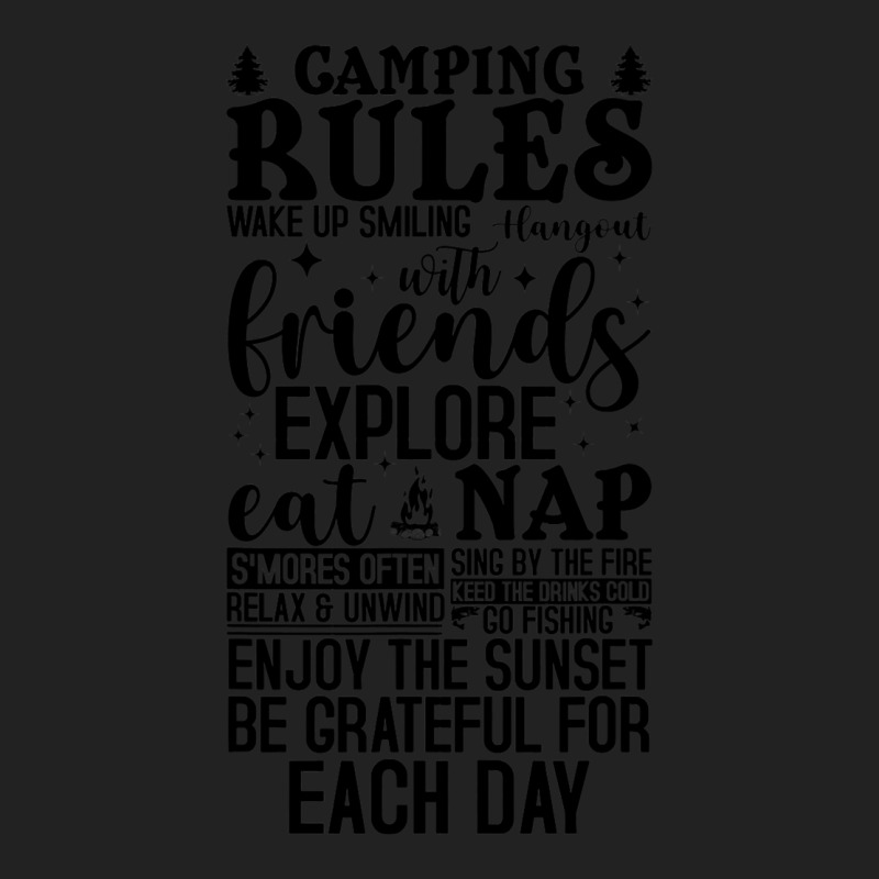 Camping Rules Camping Gear Funny Camper 3 Backpack | Artistshot