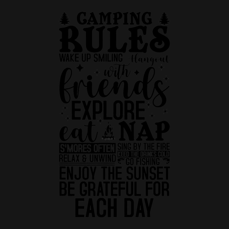 Camping Rules Camping Gear Funny Camper 3 Active Duffel | Artistshot