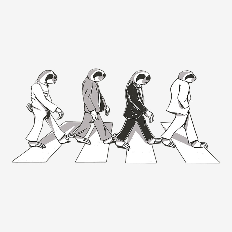 4 Sloths Walking Across A Crosswalk Over The Abbey Classic T-shirt by MALIKASHARIF | Artistshot