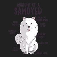 Anatomy Of A Samoyed Dog Puppy Owner Funny Cute Basic T-shirt | Artistshot