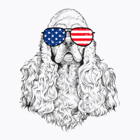 4th Of July American Cocker Spaniel Patriotic Usa  T-shirt | Artistshot