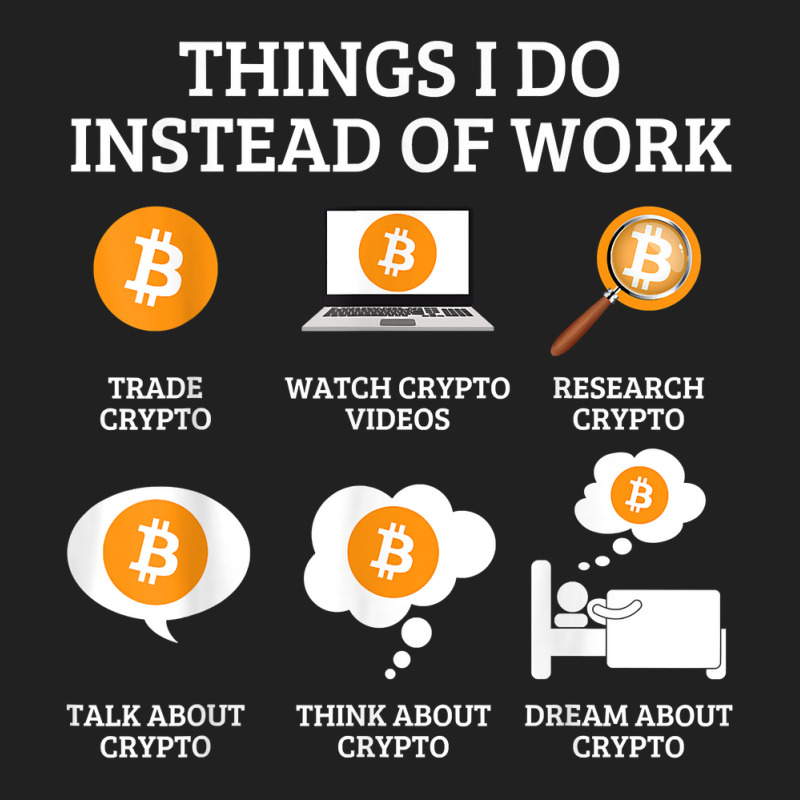 Funny Things I Do Instead Of Work Shirt Crypto Bitcoin T Shirt Basic Youth T-shirt by webberoliveria | Artistshot