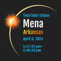 Mena Arkansas Ar Total Solar Eclipse 2024  1  T Shirt Basic Youth T-shirt | Artistshot