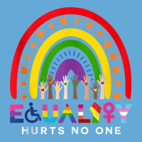 Lgbt Disabled Hand Up Rainbow Equality Hurts No One Tank Top Basic Youth T-shirt | Artistshot