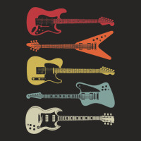 Guitar Rock N Roll Bass Instrument Vintage Metal 5 Ladies Fitted T-shirt | Artistshot