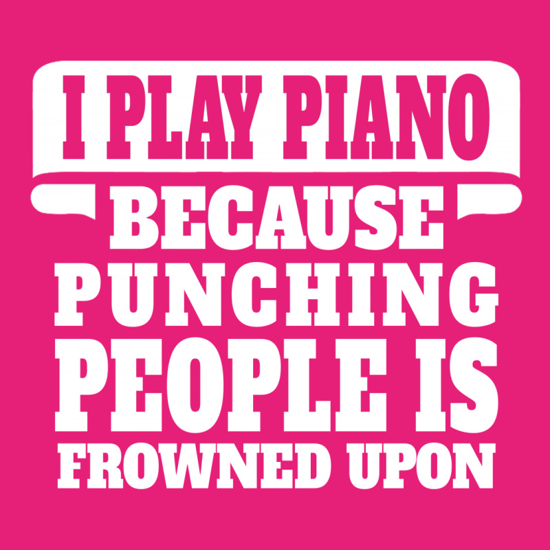 I Play Guitar Piano Punching People Is Frowned Upon Scorecard Crop Tee by tshiart | Artistshot