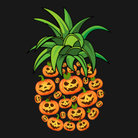 Halloween Pumpkin Face Pineapple Costume For Kids  Flannel Shirt | Artistshot