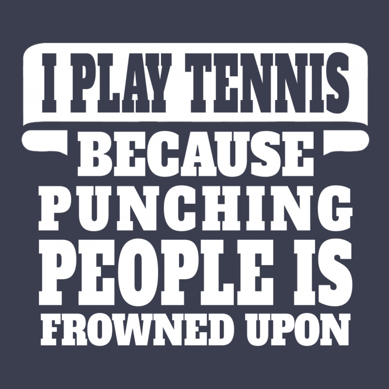 I Play Tennis Punching People Is Frowned Upon Scorecard Crop Tee | Artistshot